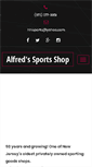 Mobile Screenshot of alfredssportsshop.com